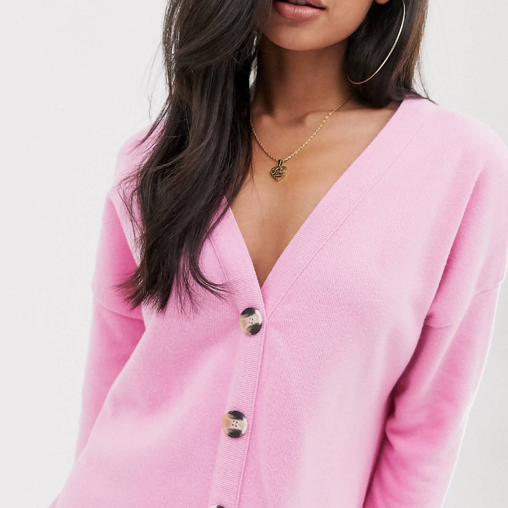 Asos Oversized Super Soft Button Through Dress - image 4